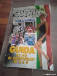 Collectionnisme sportif: Guerin Sportivo. Guía todos los equipos serie A y B liga Italia 97-98. Todas sus plantillas. 21x14 c
